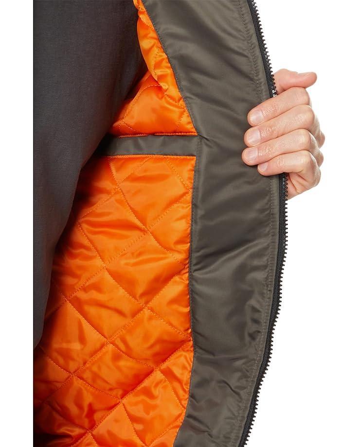 Faux-Leather Trucker with Jersey Hood and Fleece Lining Product Image
