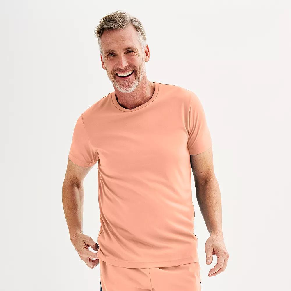 Men's Tek Gear® Dry Tek Tee, Size: XXL, Brittany Blush Product Image