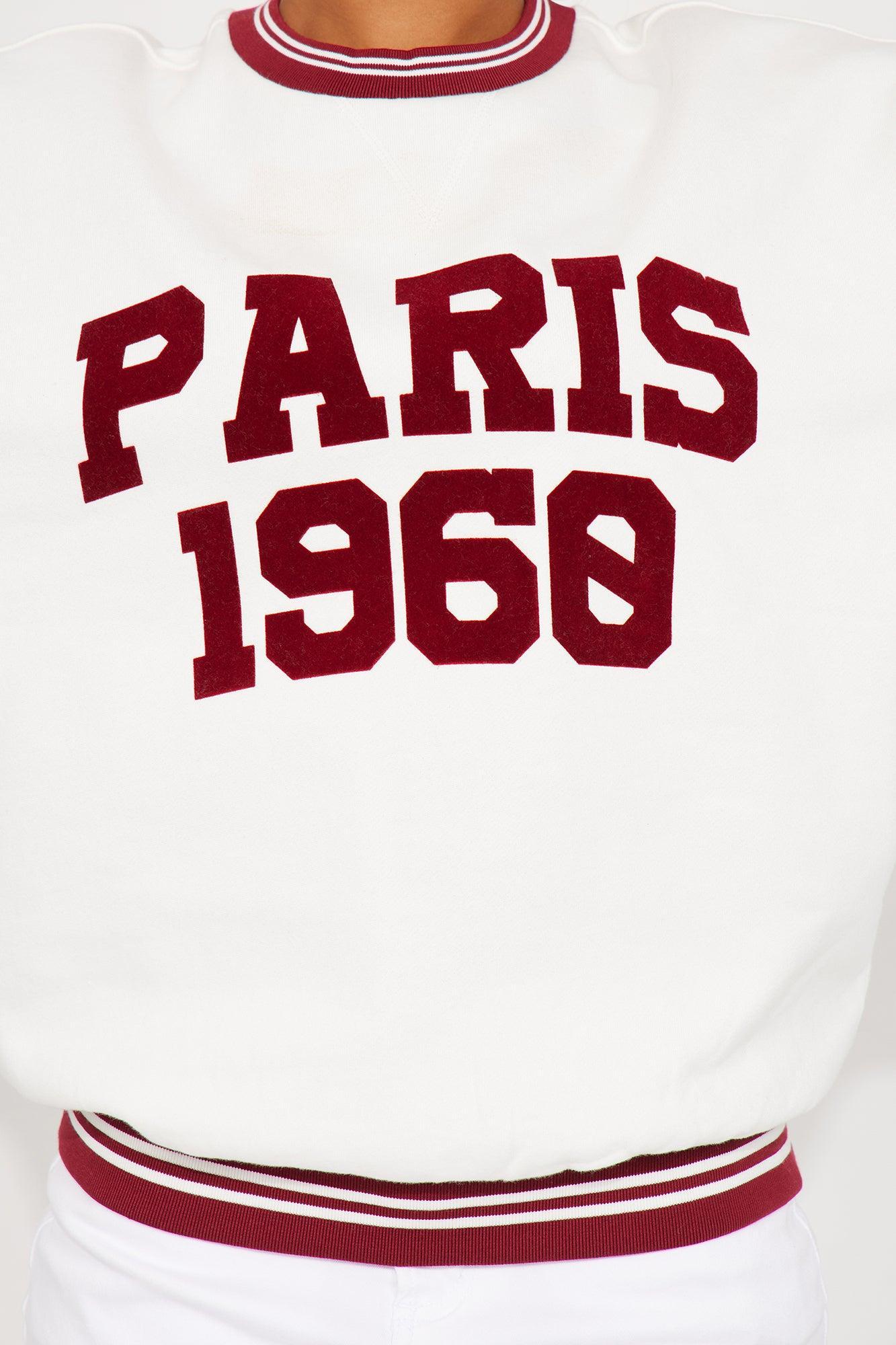 Vintage Paris 1960 Sweatshirt - Ivory Product Image