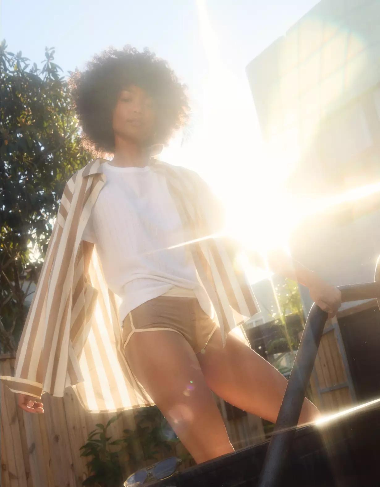 Aerie Good Day Button Down Shirt Product Image