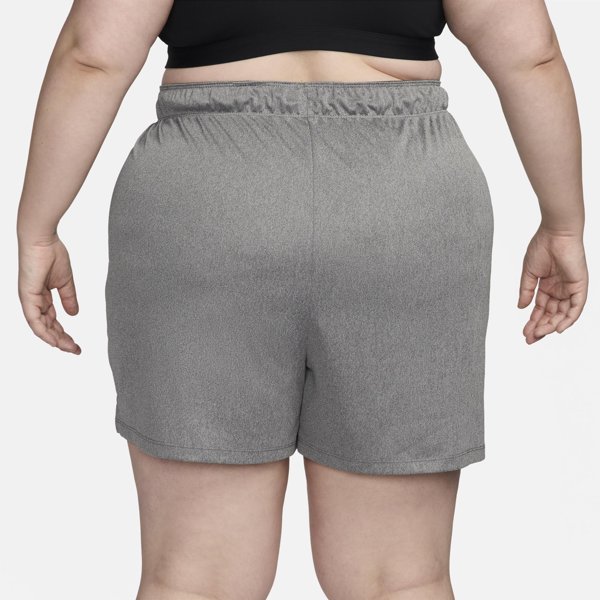 Nike Womens Dri-FIT Attack Mid-Rise 5 Unlined Shorts (Plus Size) Product Image