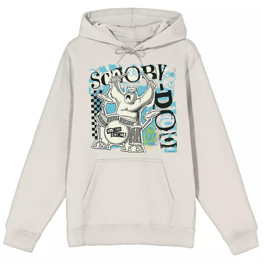 Men's Scooby-Doo Snow Ghost Graphic Hoodie, Size: XL, Off White Product Image