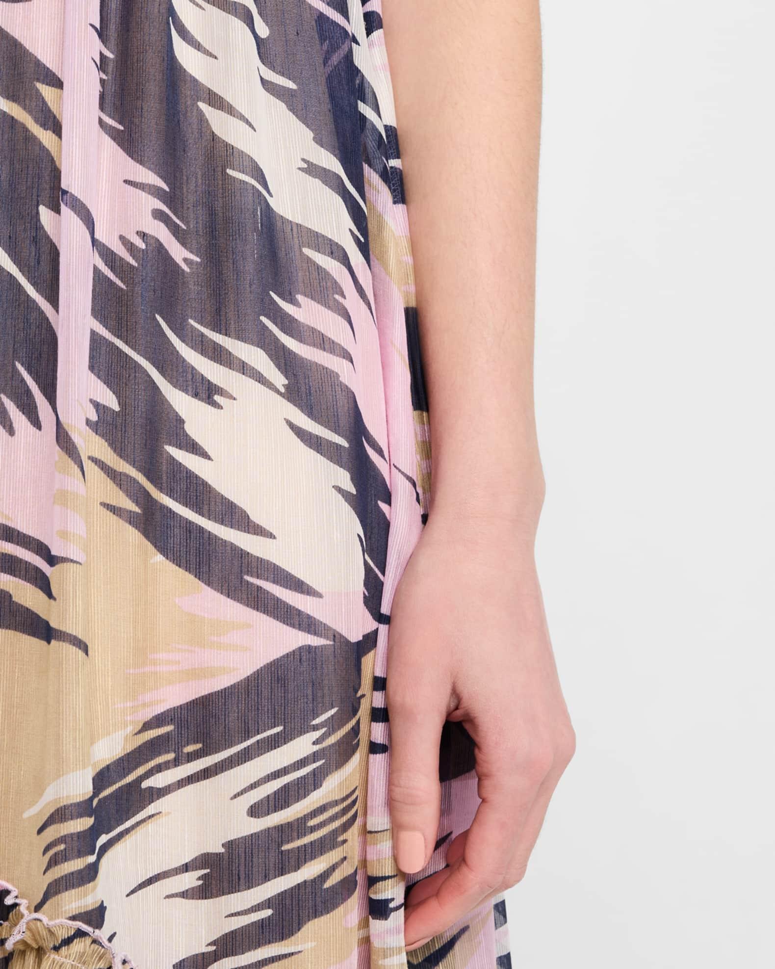 Melisse Abstract-Print Trapeze Maxi Dress Product Image