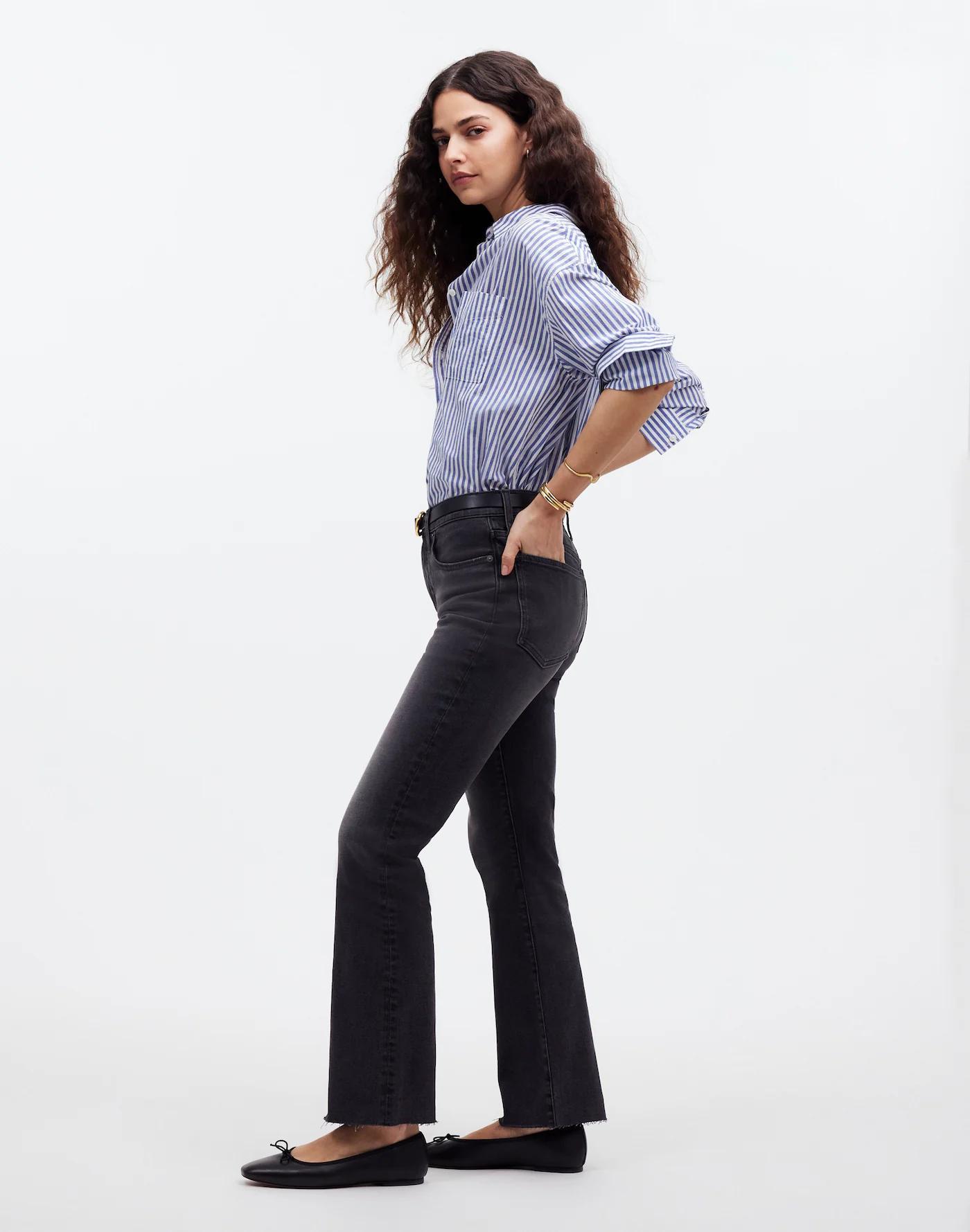 Petite Kick Out Crop Jeans Product Image