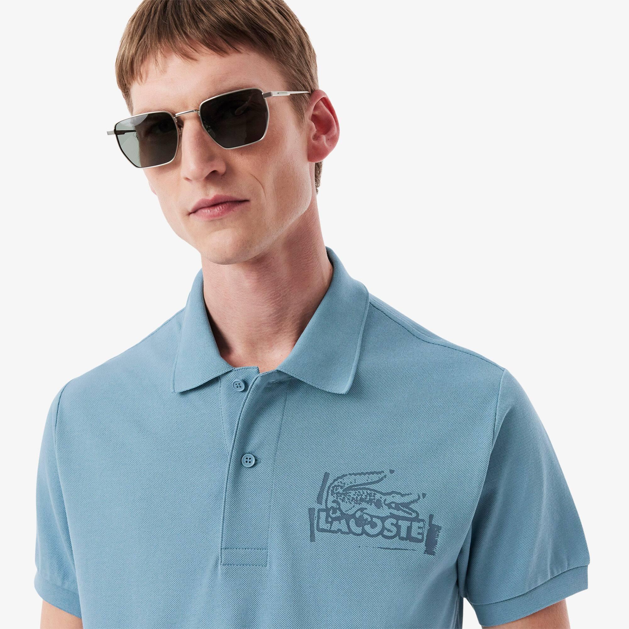 Classic Fit Printed L.12.12 Polo Shirt Product Image
