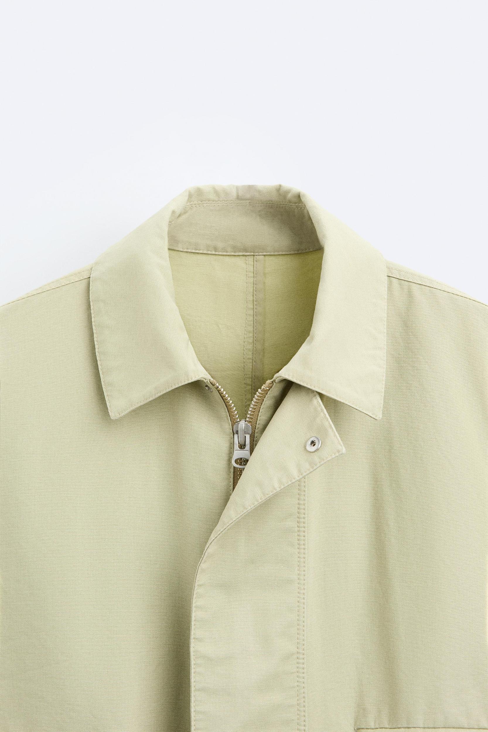 CROPPED FIT POCKETED JACKET Product Image