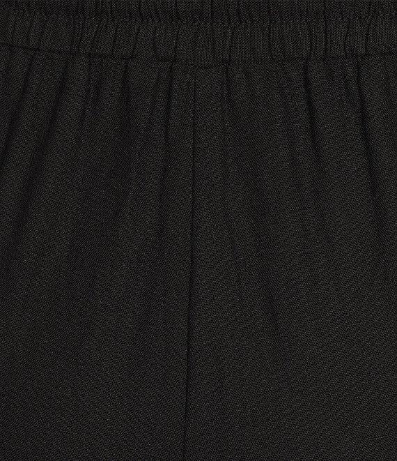 Allison Daley Plus Size Linen Blend Pull-On Capri Pants Product Image