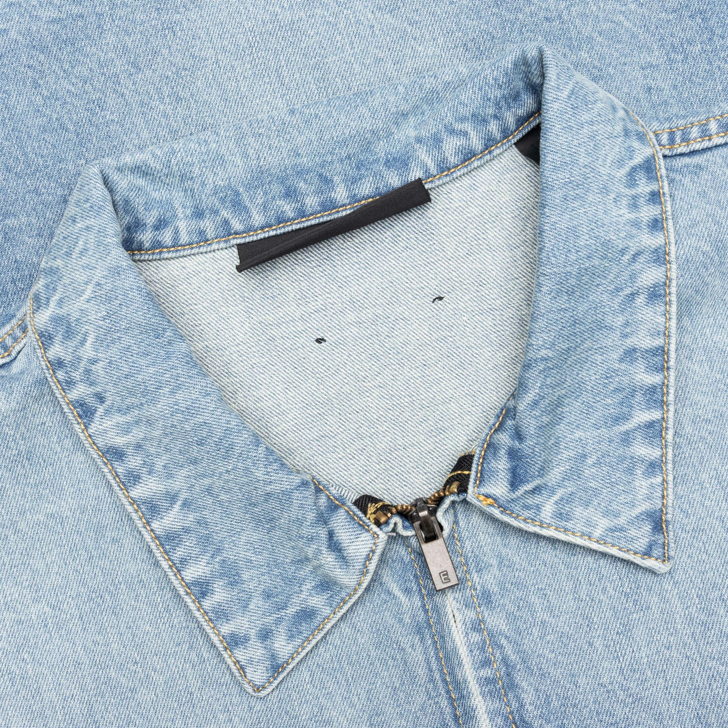 Denim Trucker Jacket - Vintage Blue Male Product Image