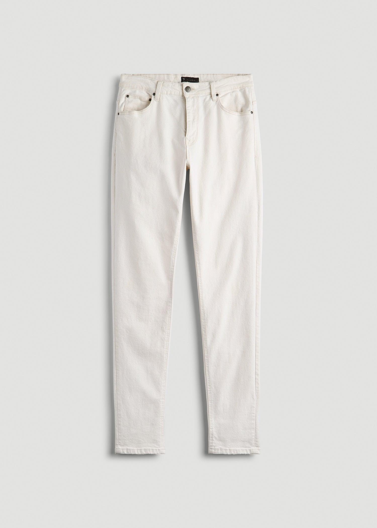Milo RELAXED TAPERED FIT Jeans for Tall Men in Ecru Buff Product Image