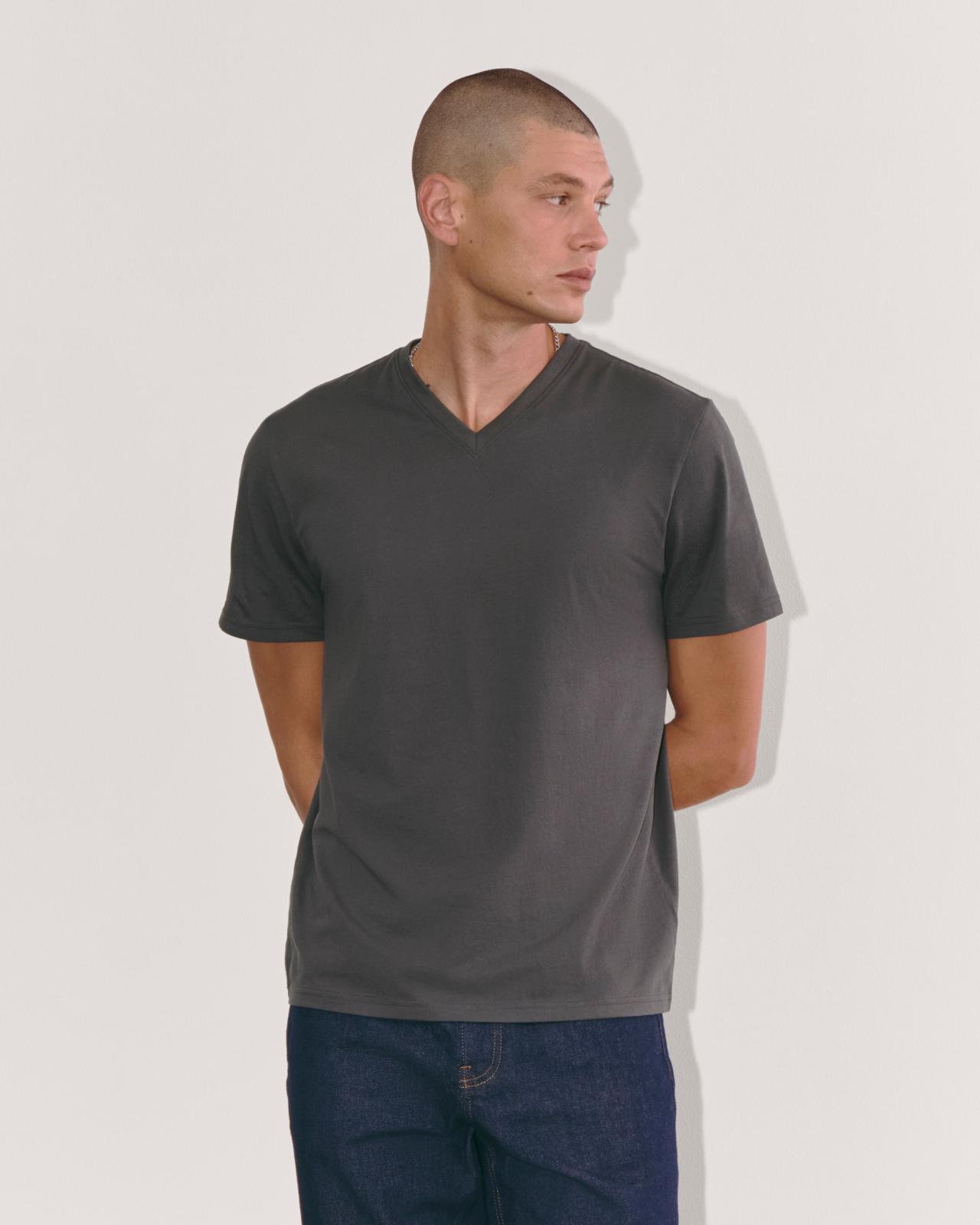 The Essential Organic V-Neck Tee Product Image
