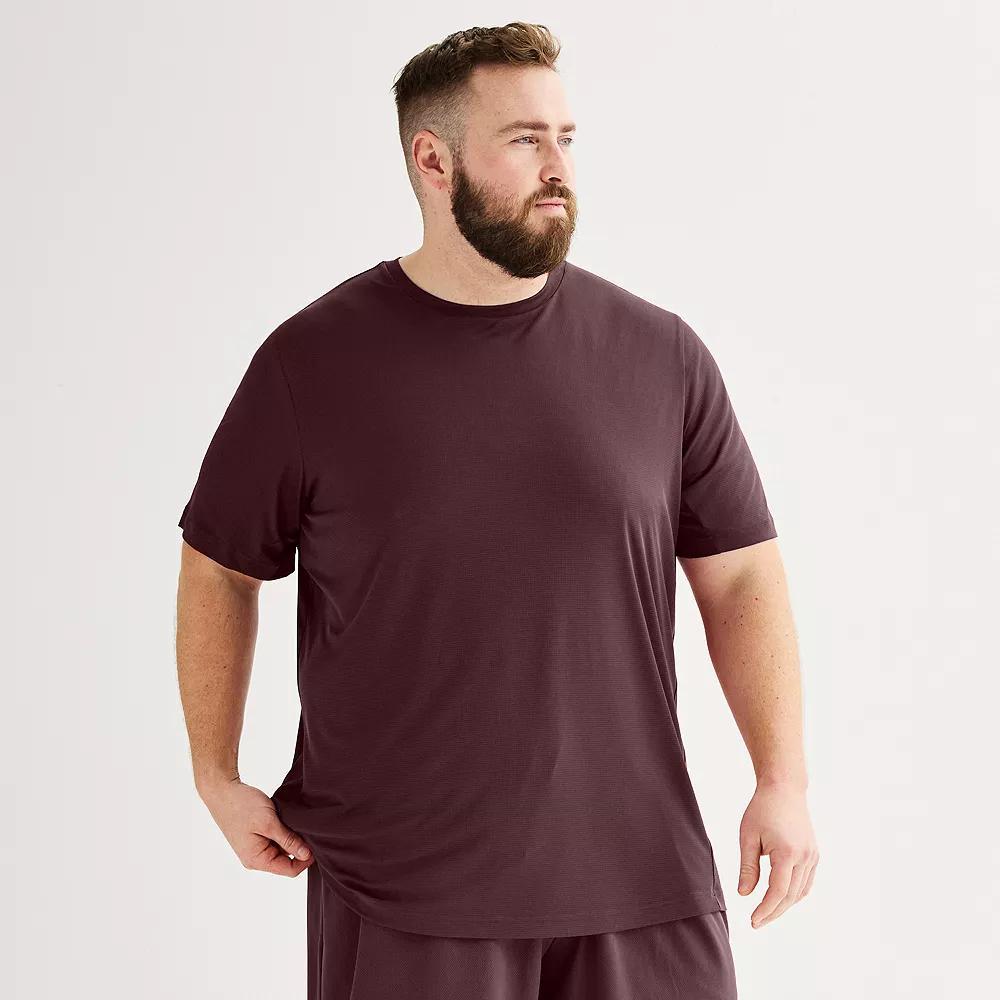 Big & Tall Tek Gear® Dry Tek Tee, Men's, Size: XL Tall, Hawk Gray Product Image