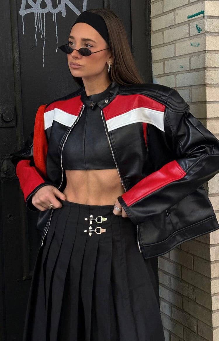 Lioness Top Model Onyx Biker Jacket Product Image