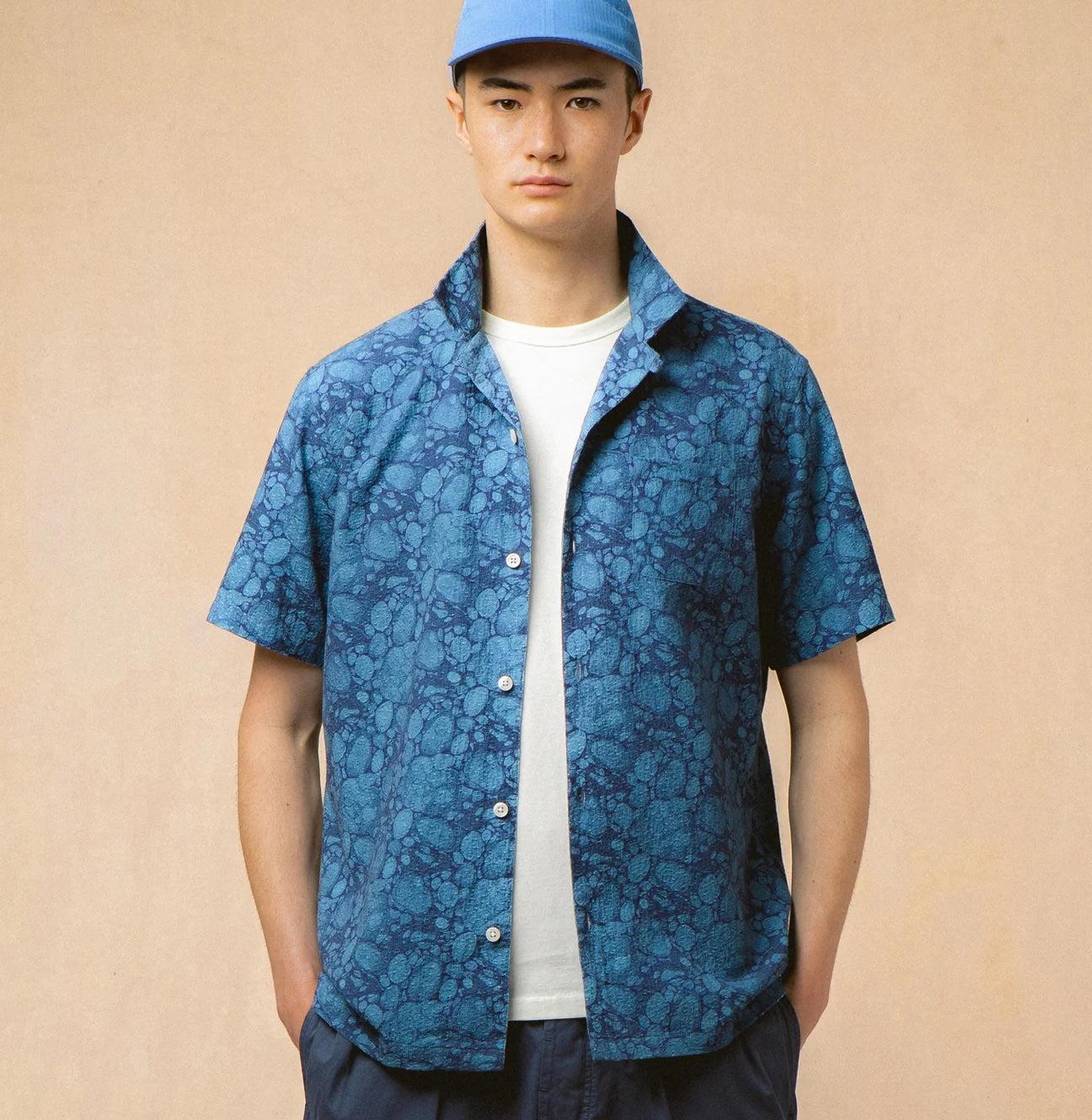 Crammond Shirt - Blue Marble Product Image
