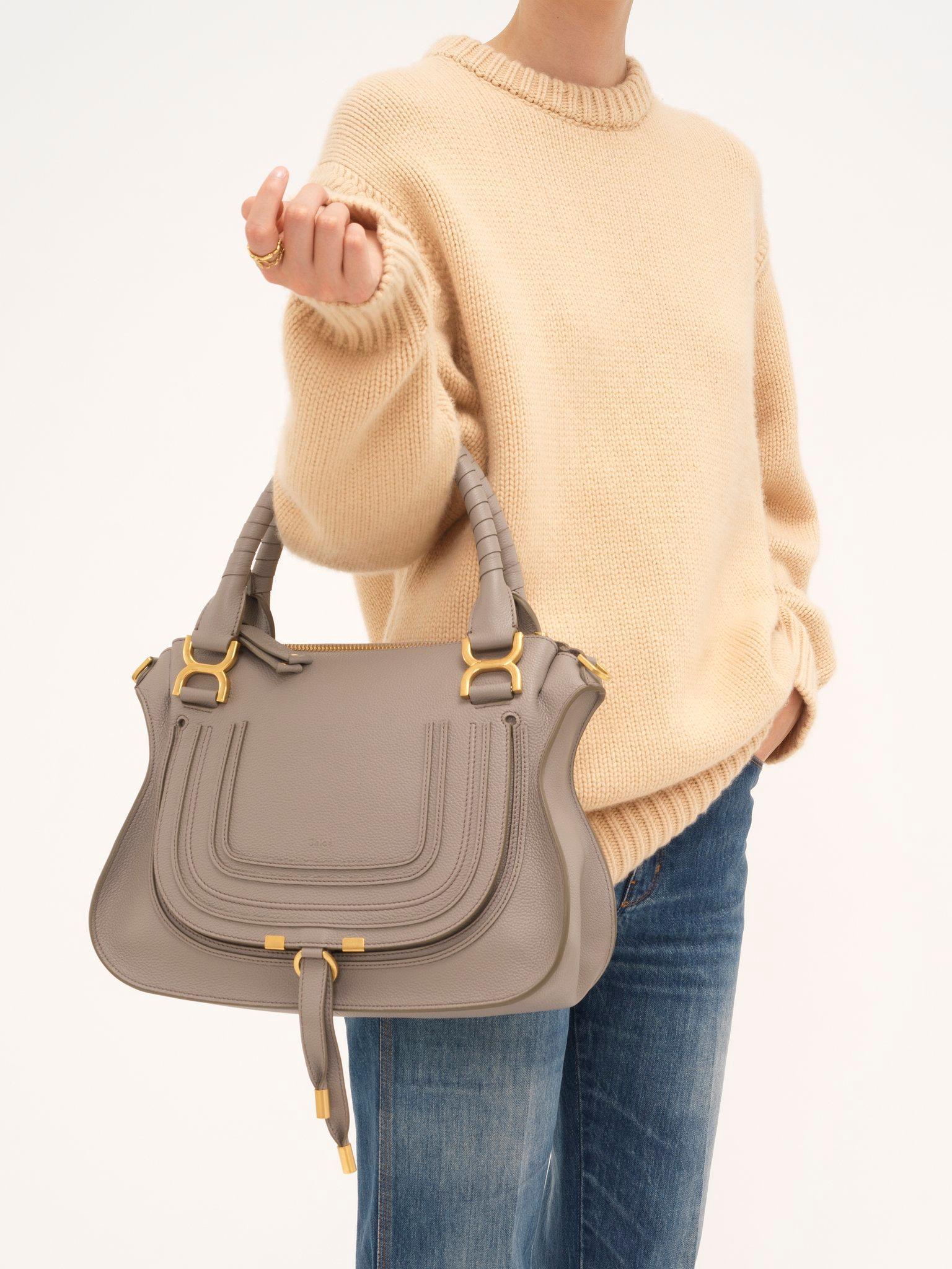 Marcie bag in grained leather Product Image