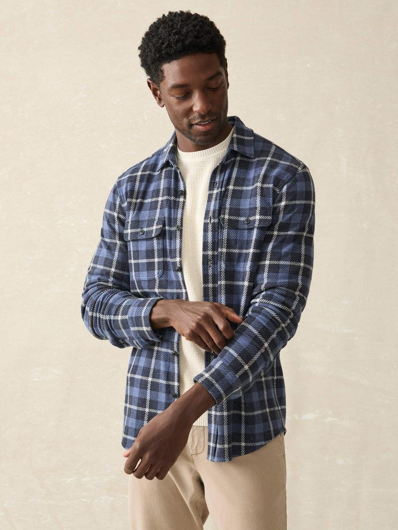 Legend™ Sweater Shirt - Blue Winds Plaid Product Image