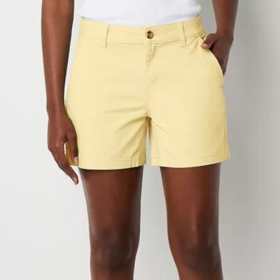 a.n.a Womens 5" Mid Rise Chino Short Product Image