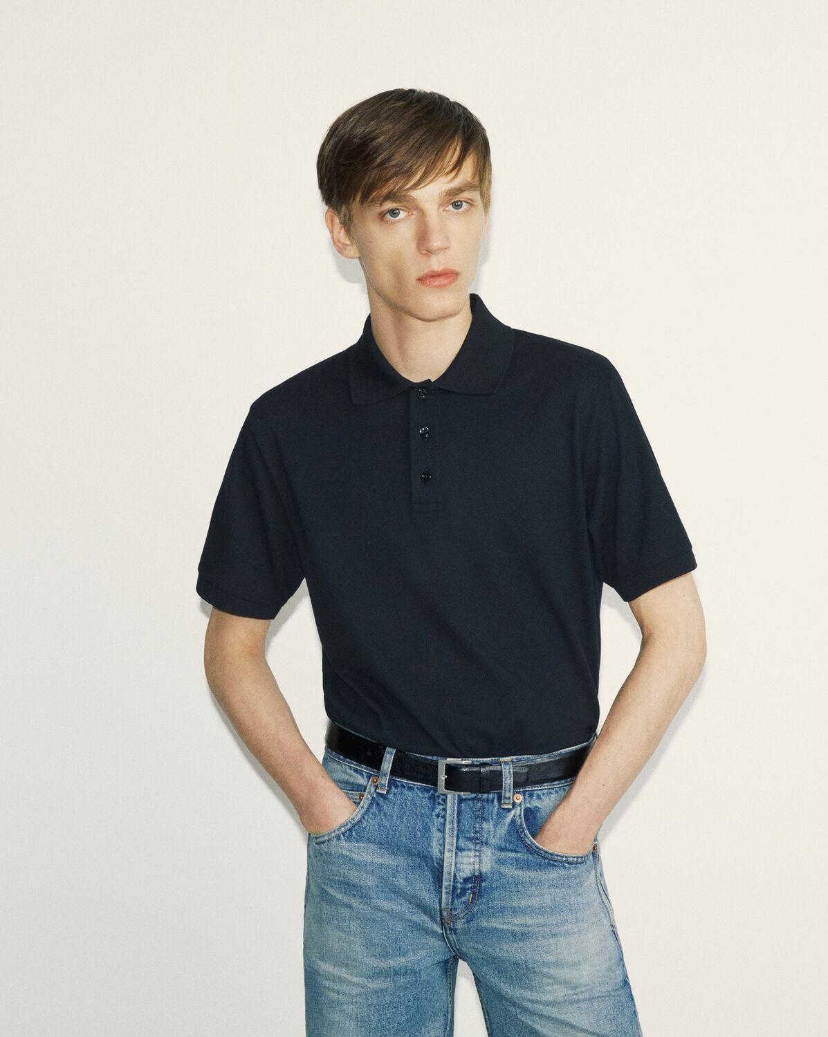 cassandre polo shirt in piqué Product Image