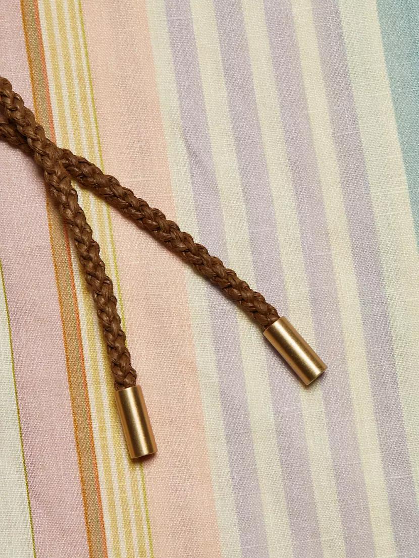 Halliday Striped Linen Maxi Dress Product Image
