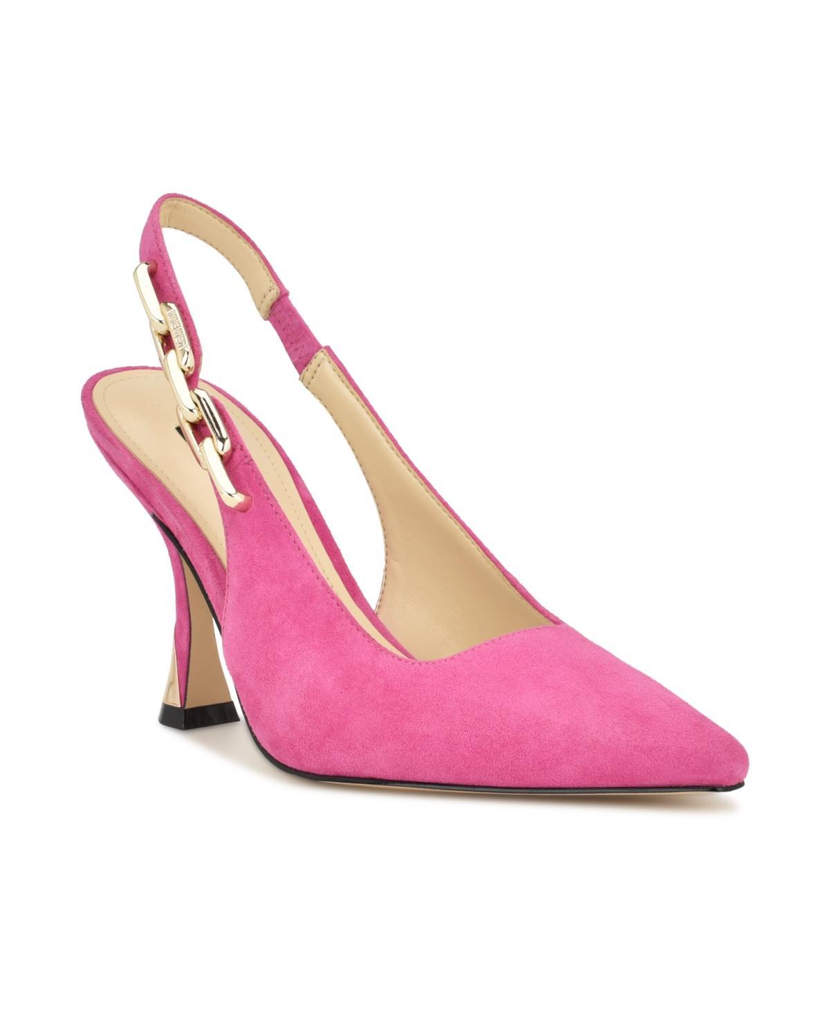 Nine West Veroni Womens Stiletto Slingback Dress Pumps Product Image