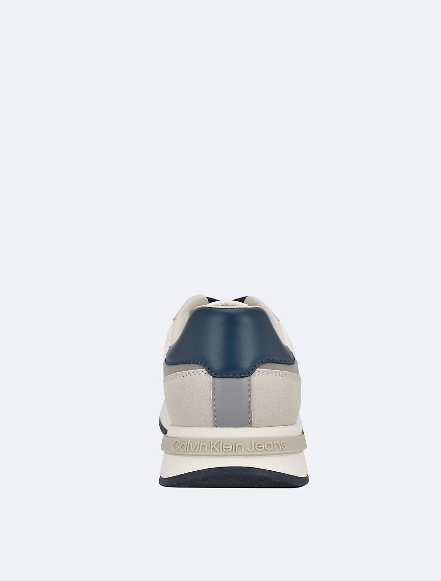 Calvin Klein Mens Mens Picio Monogram Logo Sneaker - White Product Image