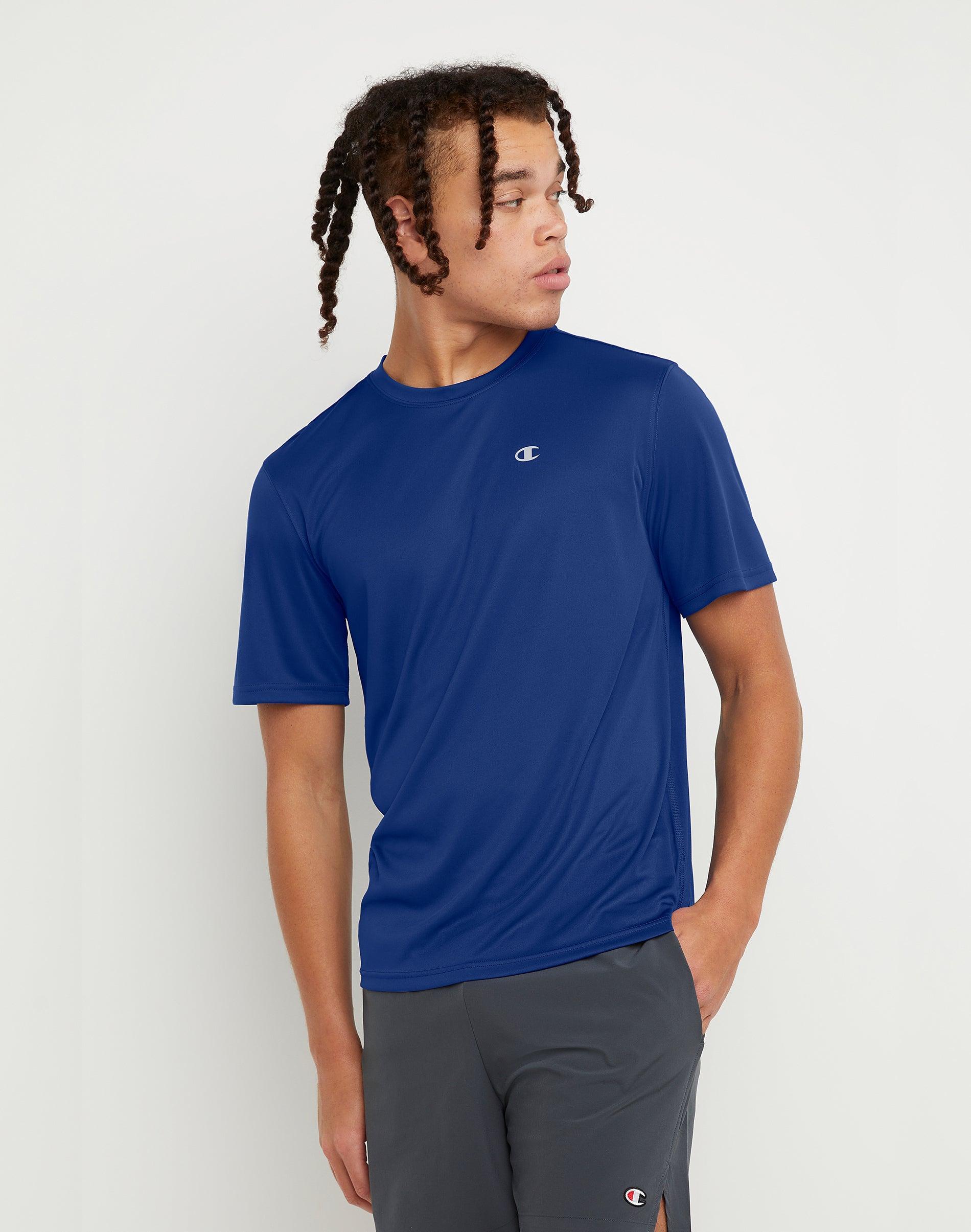 Mens Champion Double Dry Tee Team Red Scarlet L Product Image