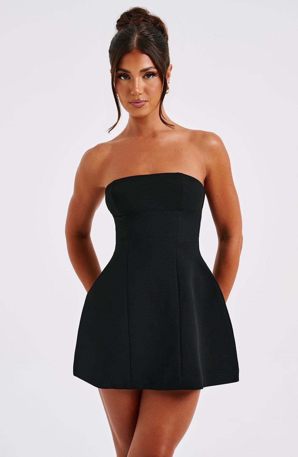 Asha Mini Dress - Black Product Image