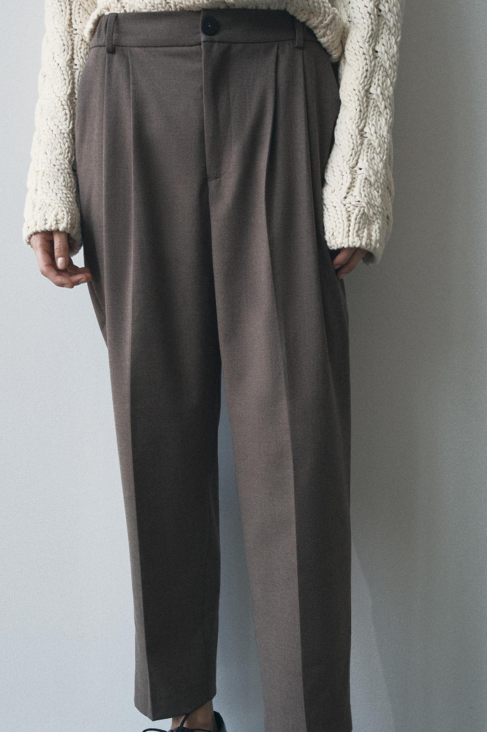 ANKLE PANTS WITH DARTS ZW COLLECTION Product Image