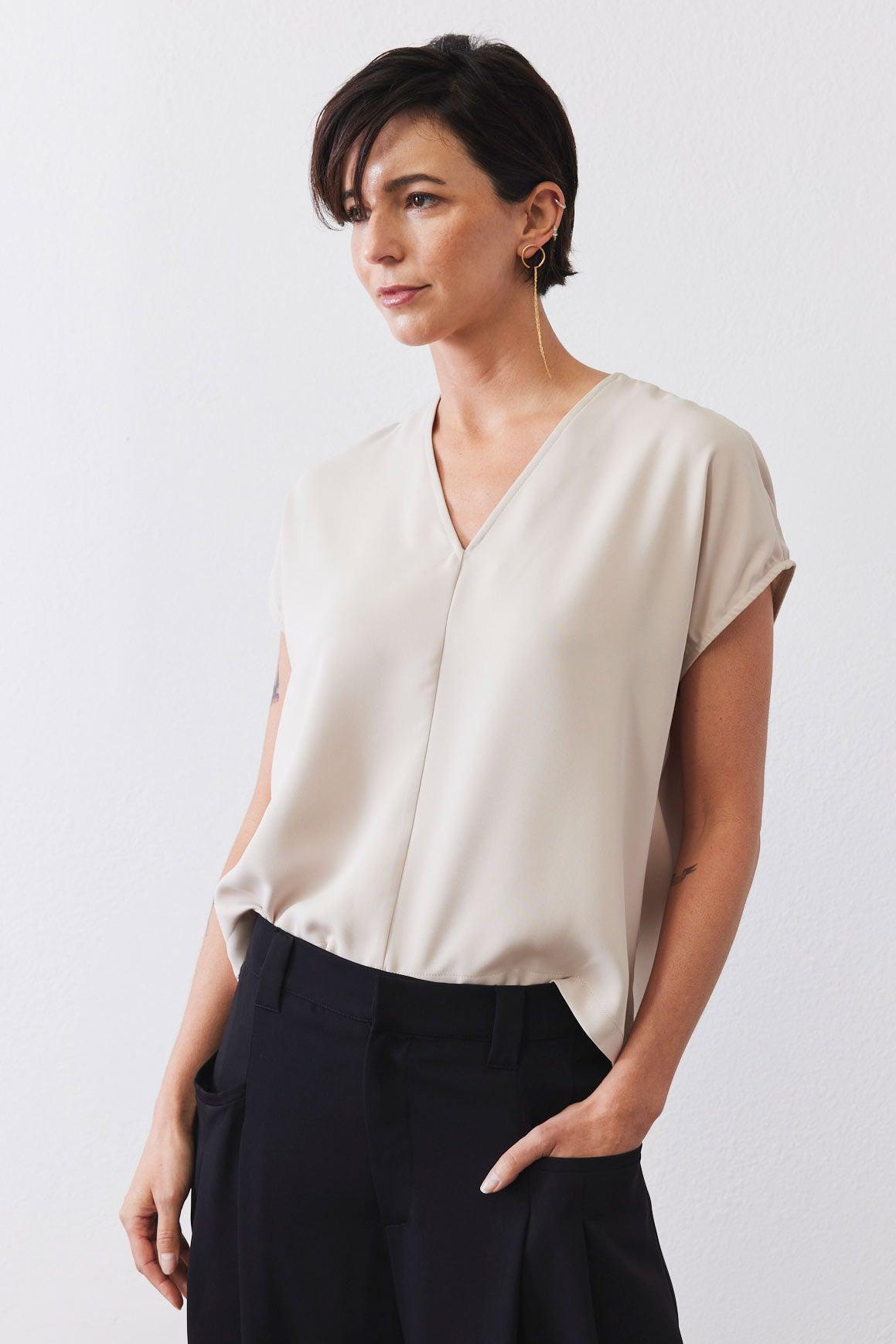 The Nuanced V-Neck Top Product Image