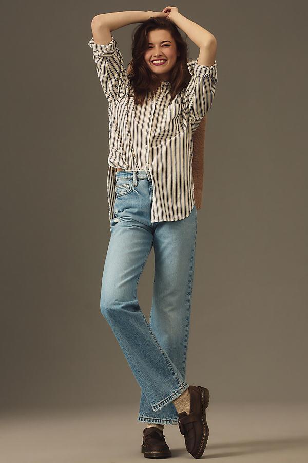Womens Le Jane Mid-Rise Straight Ankle Jeans Product Image