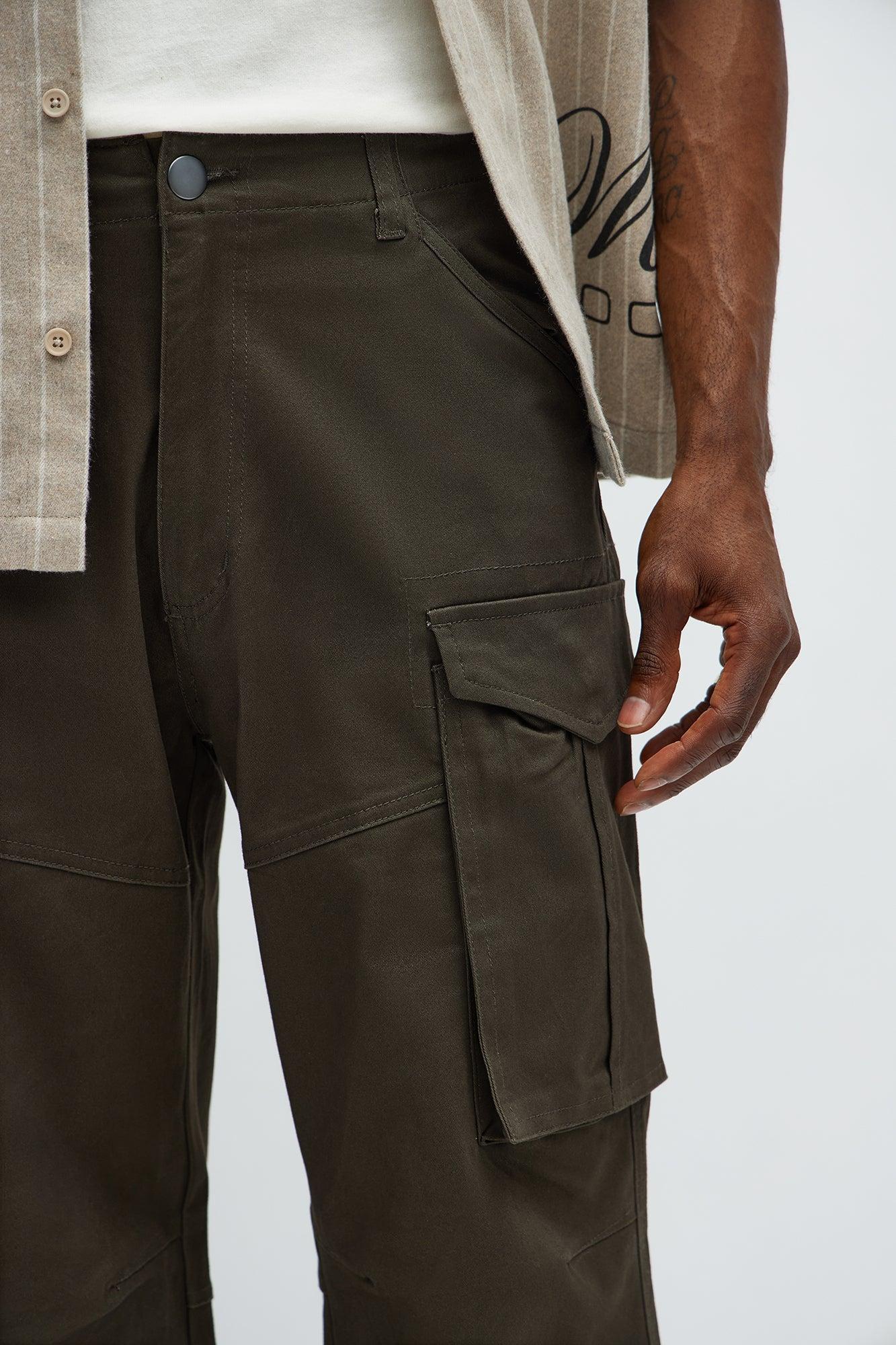 Baggy Summer Games Cargo Pants - Olive Product Image