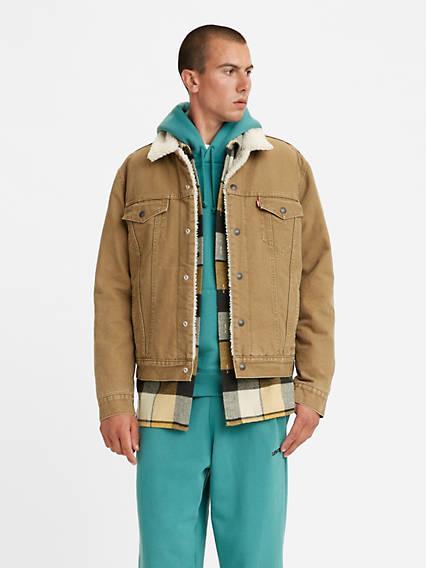 Canvas Sherpa Trucker Jacket Product Image