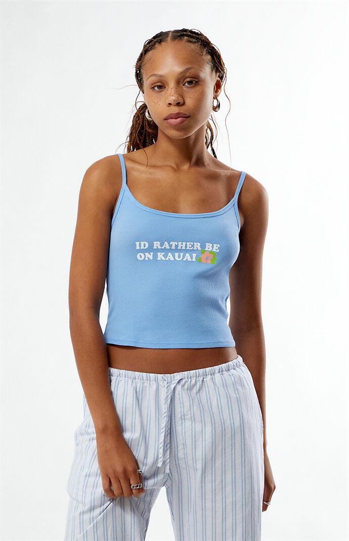 I'd Rather Be On Kauai Tank Top Product Image
