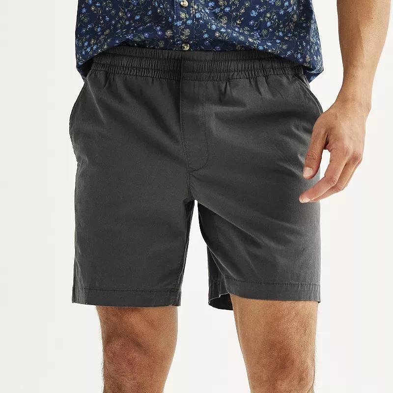 Men's Sonoma Goods For Life® 7" Everyday Pull-On Shorts, Size: Large 7 INCH, Sweet Pecans Product Image