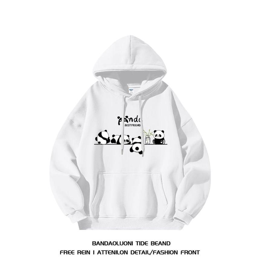 Couple Matching Cartoon Print Hoodie Product Image