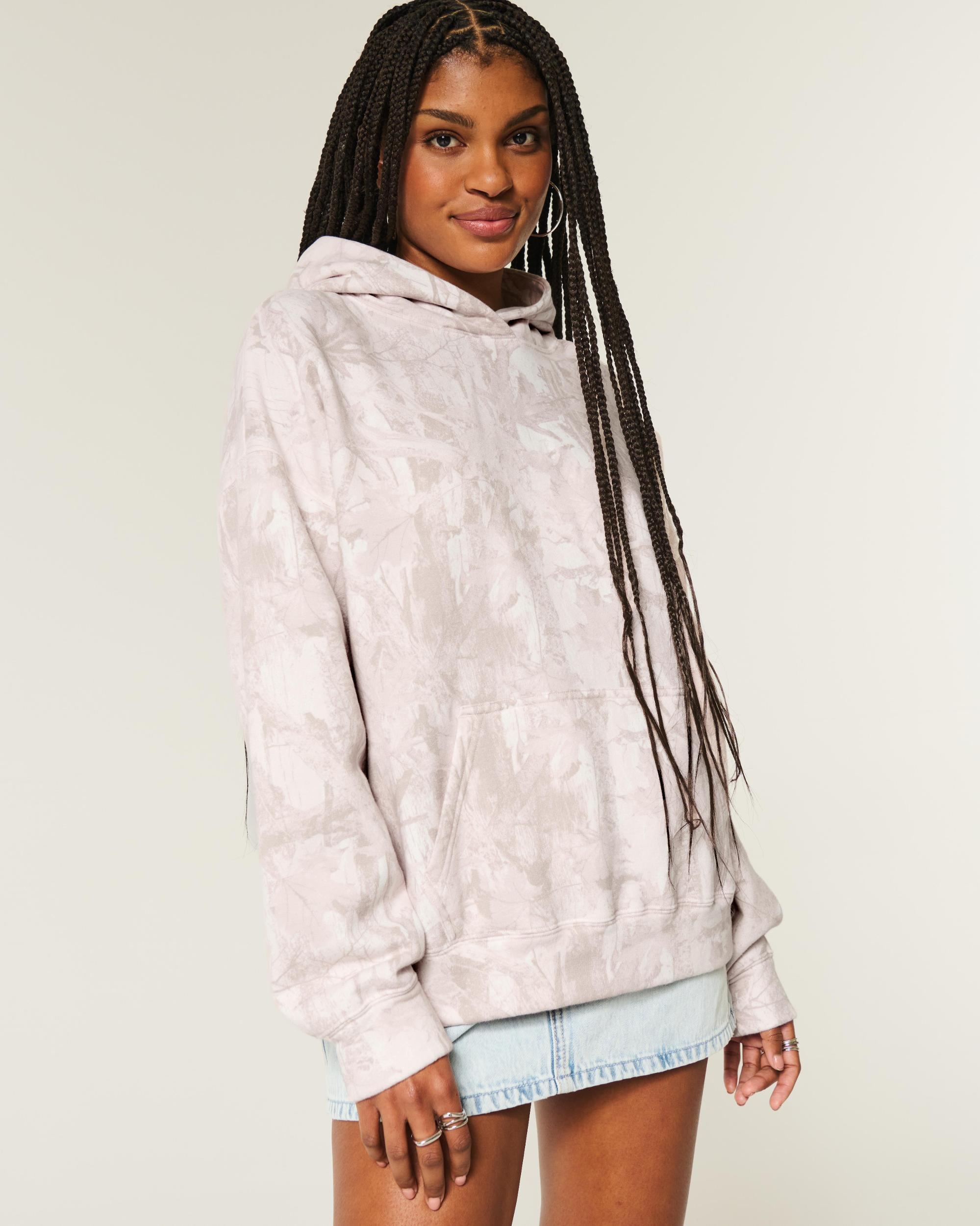 Hollister Feel Good Fleece Oversized Hoodie Product Image