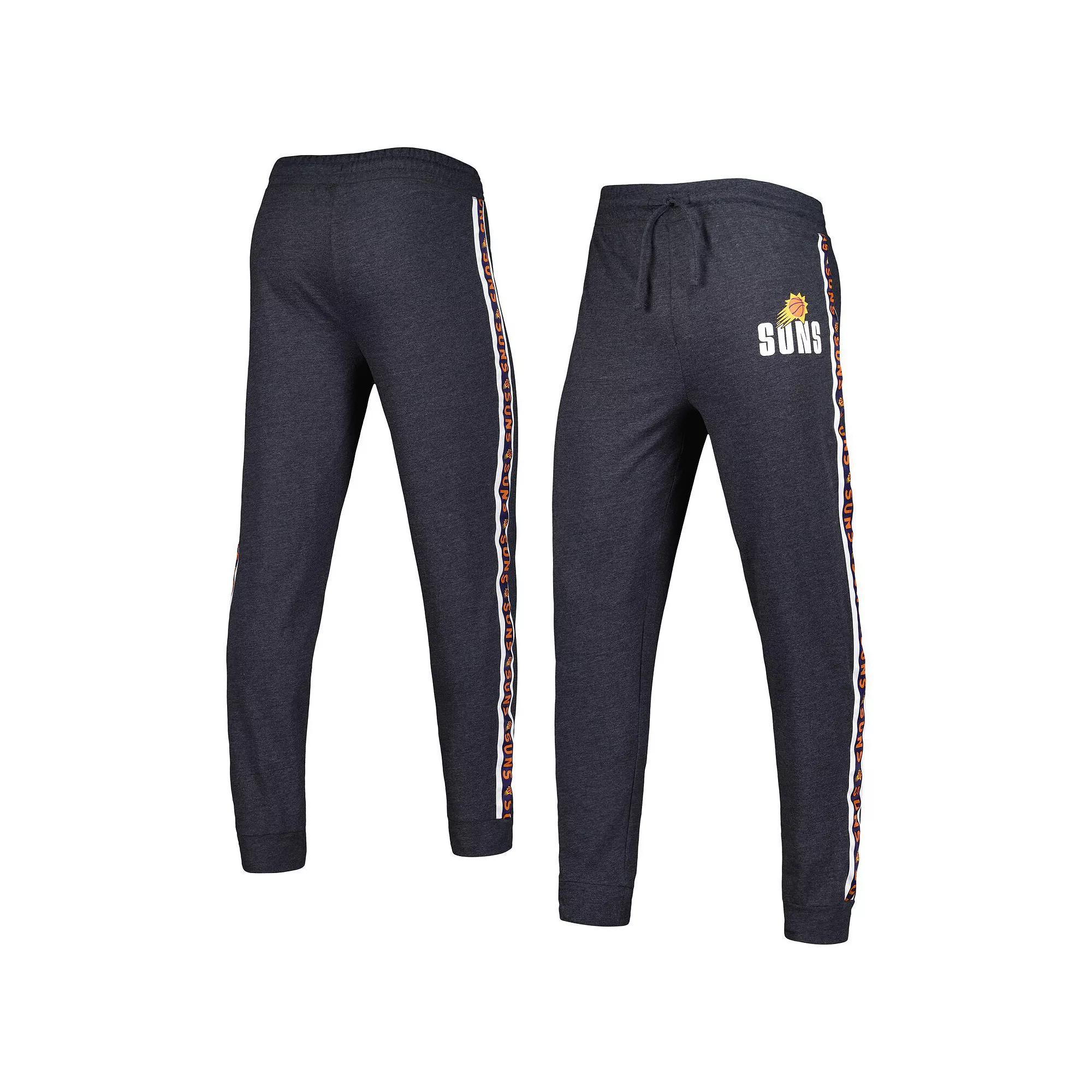 Mens Concepts Sport Charcoal Phoenix Suns Team Stripe Jogger Pants Product Image