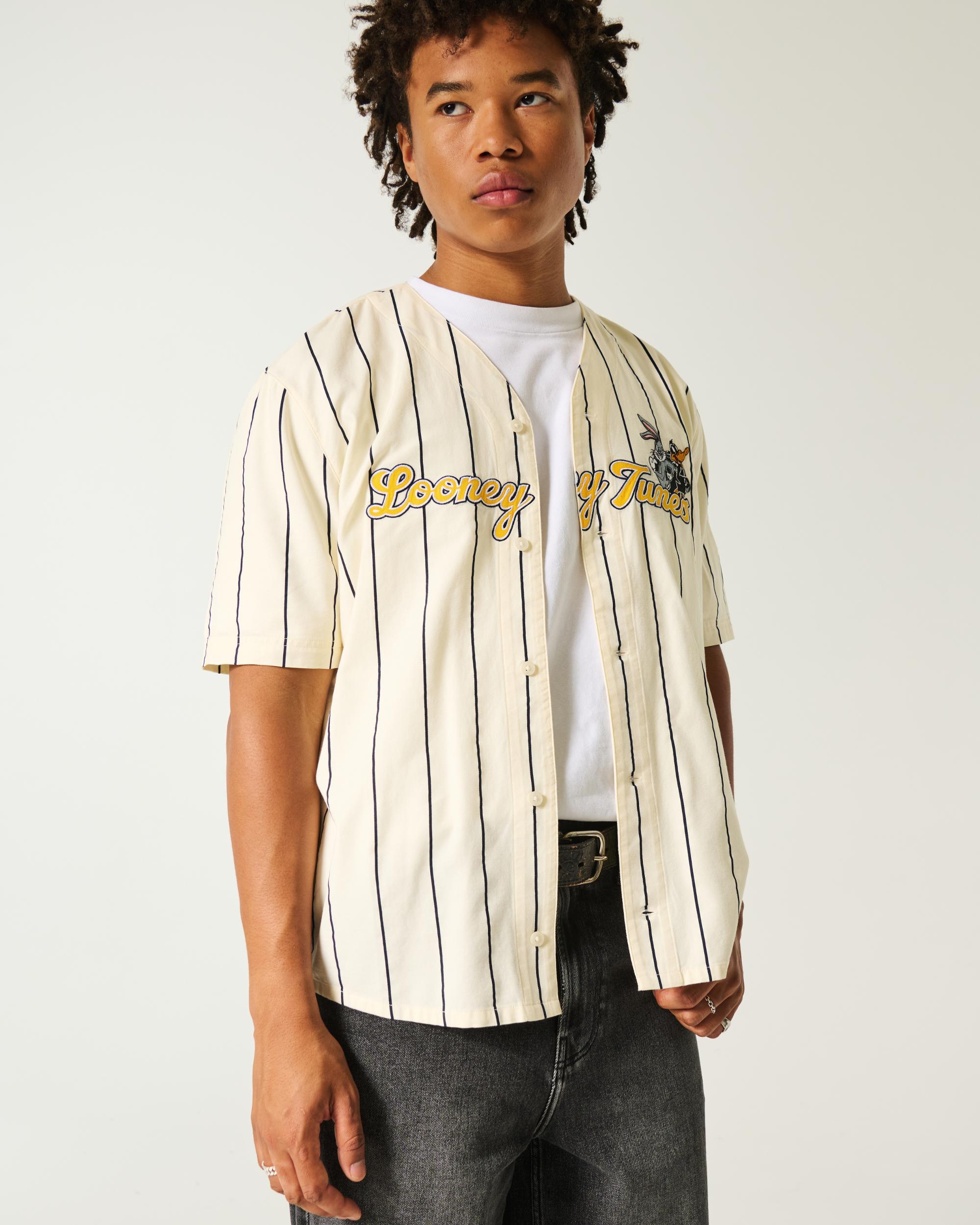 Boxy Dr Pepper Graphic Baseball Jersey Product Image