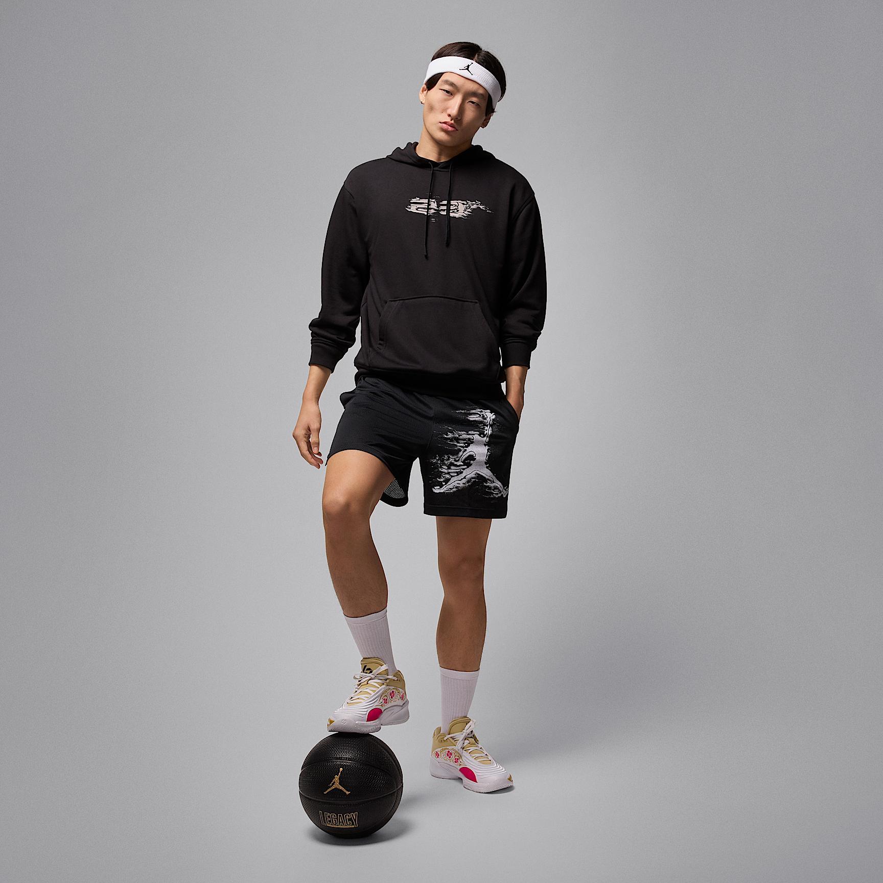 Men's Jordan Sport Crossover Dri-FIT Graphic Pullover Hoodie Product Image
