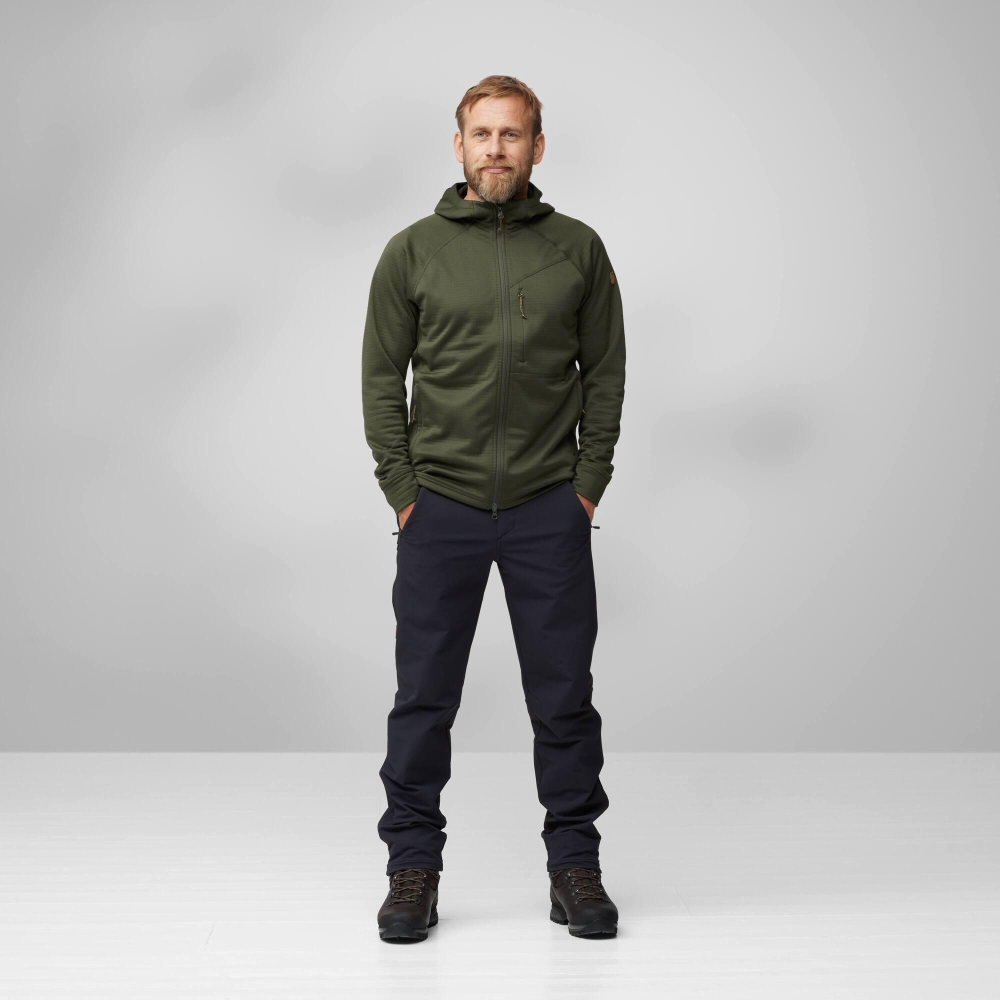 Abisko Grid Fleece Hoodie M Product Image