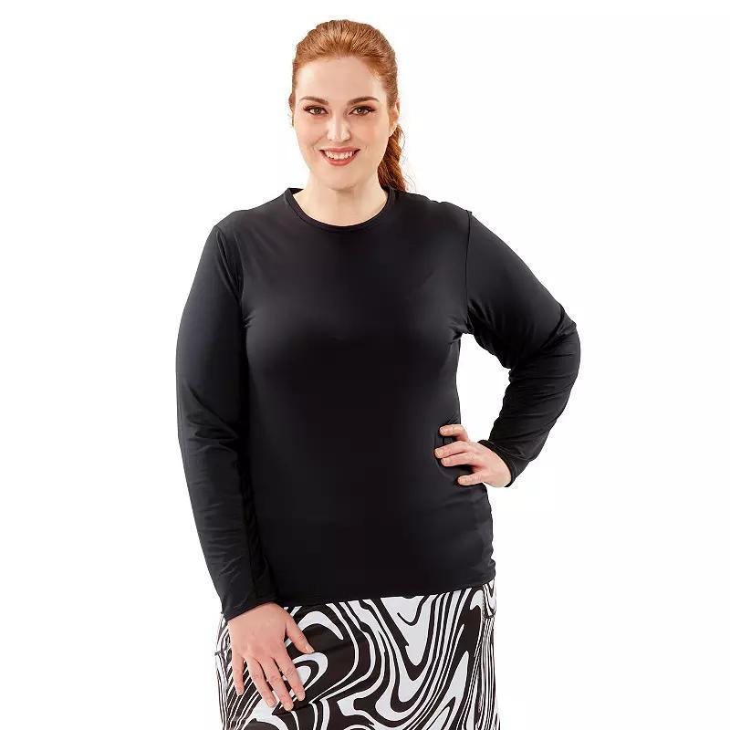 Plus Size Nancy Lopez Aspiration UPF 50+ Top, Women's, Size: 1XL, White Product Image