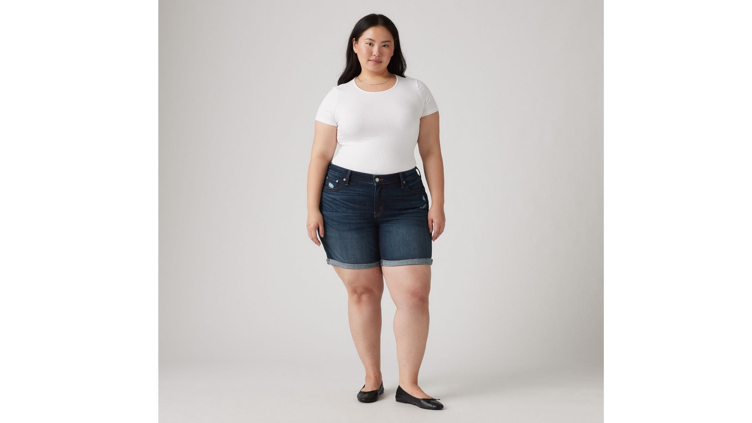Mid Length Women's Shorts (Plus Size) Product Image