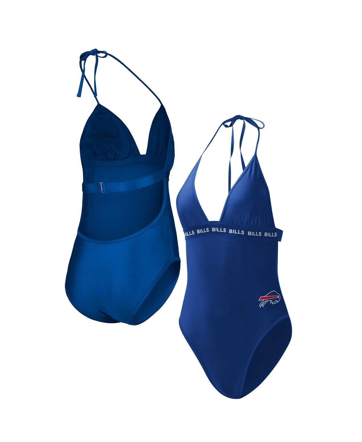 Women's G-III 4Her by Carl Banks Royal Buffalo Bills Full Count One-Piece Swimsuit, Size: XS, Blue Product Image