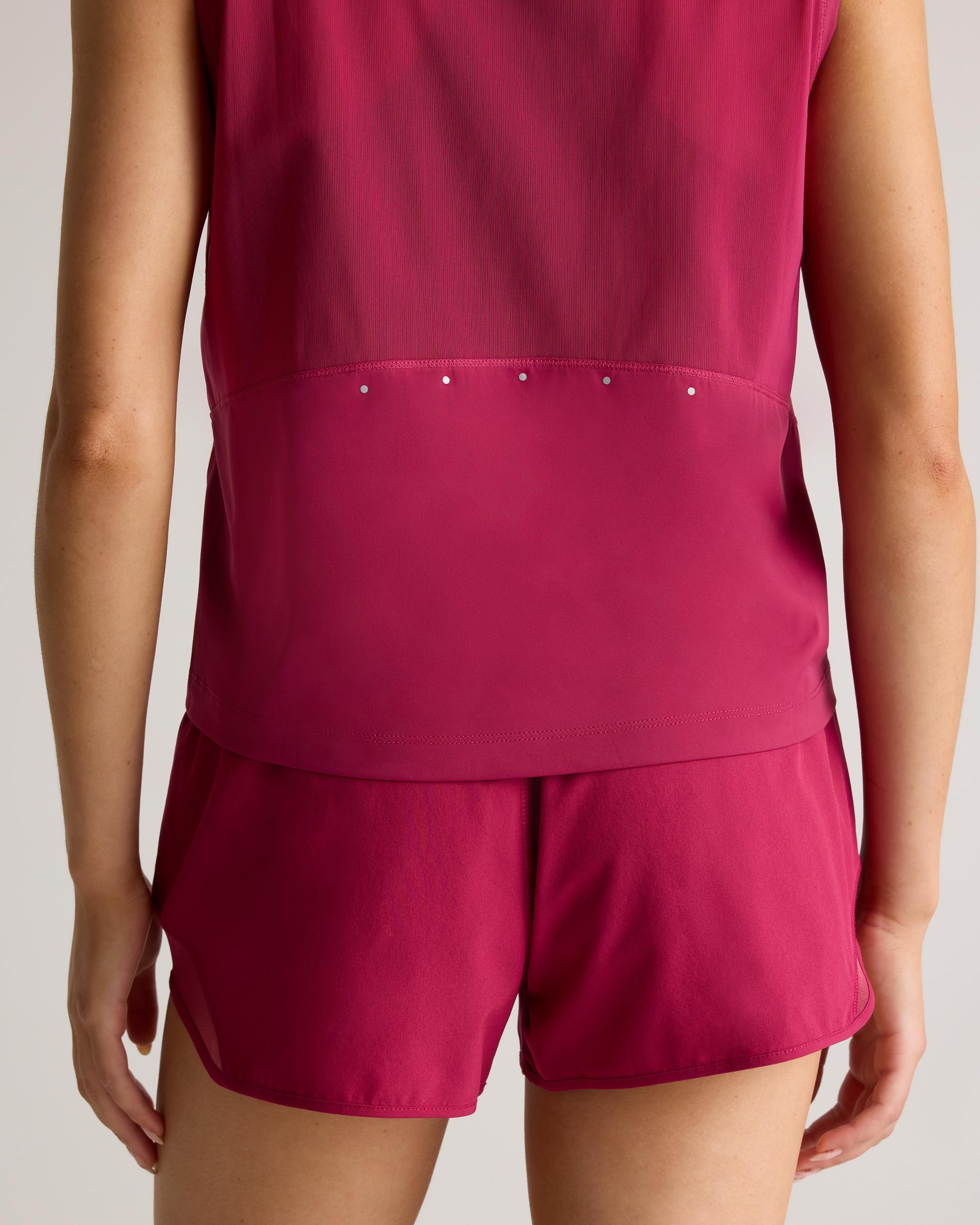 Quince | Women's Essential Run Cropped Muscle Tank Top Size XL, Nylon/Spandex Product Image