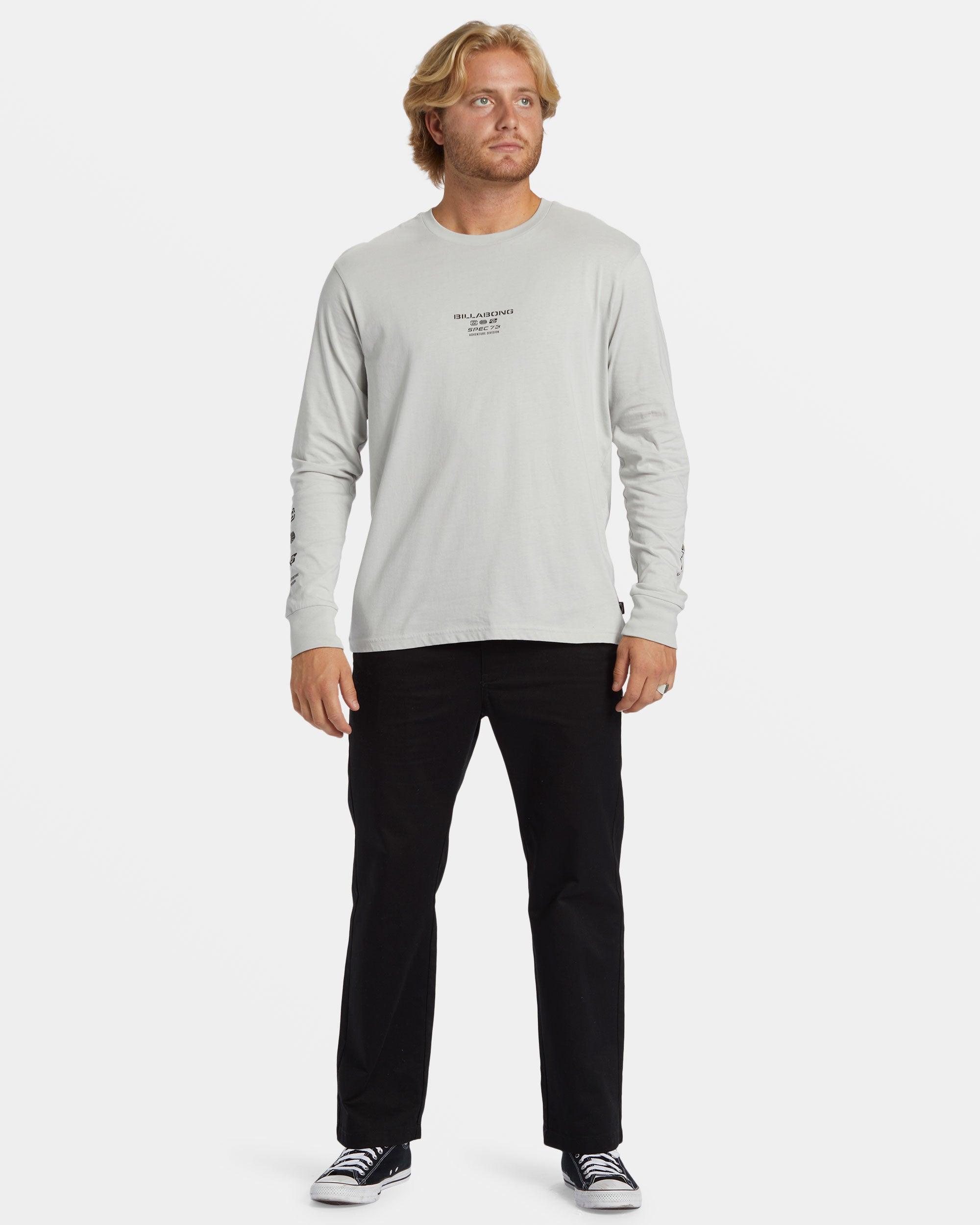 Spec 73 Long Sleeve T-shirt - Silver Male Product Image