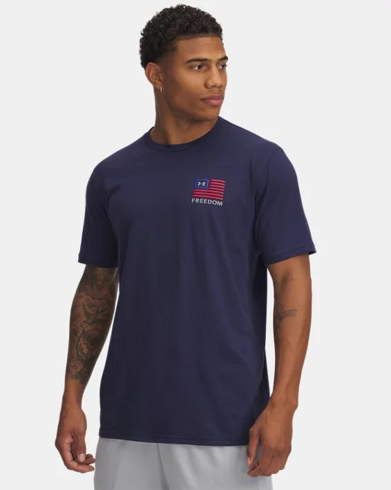 Men's Under Armour Freedom Left Chest Short Sleeve Tee, Size: XXL, Royal Product Image