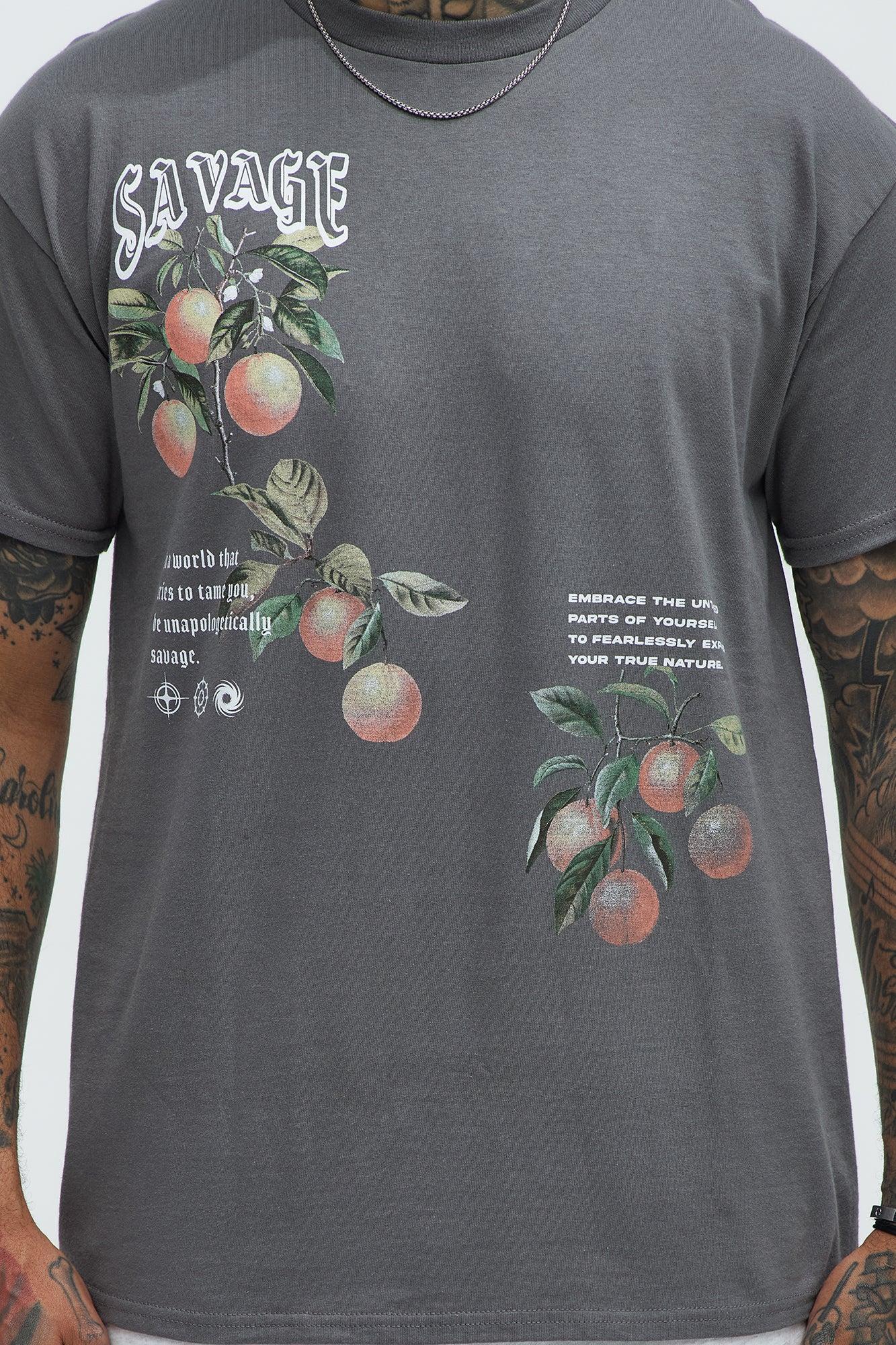 Savage True Nature Short Sleeve Tee - Charcoal Product Image