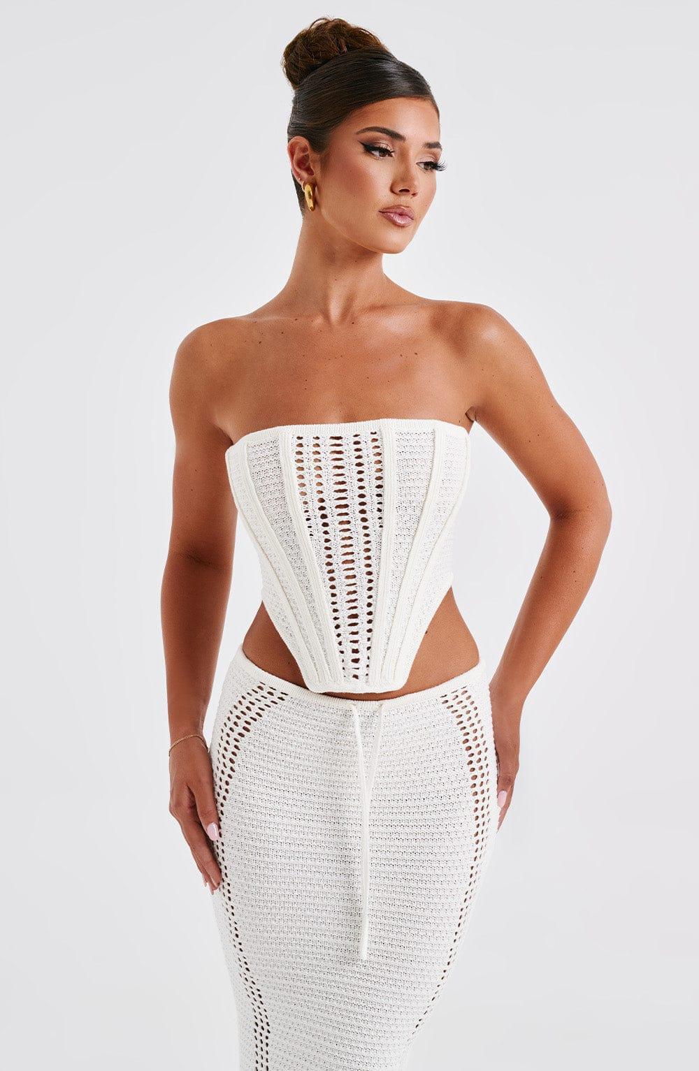 Carly Corset - White Product Image