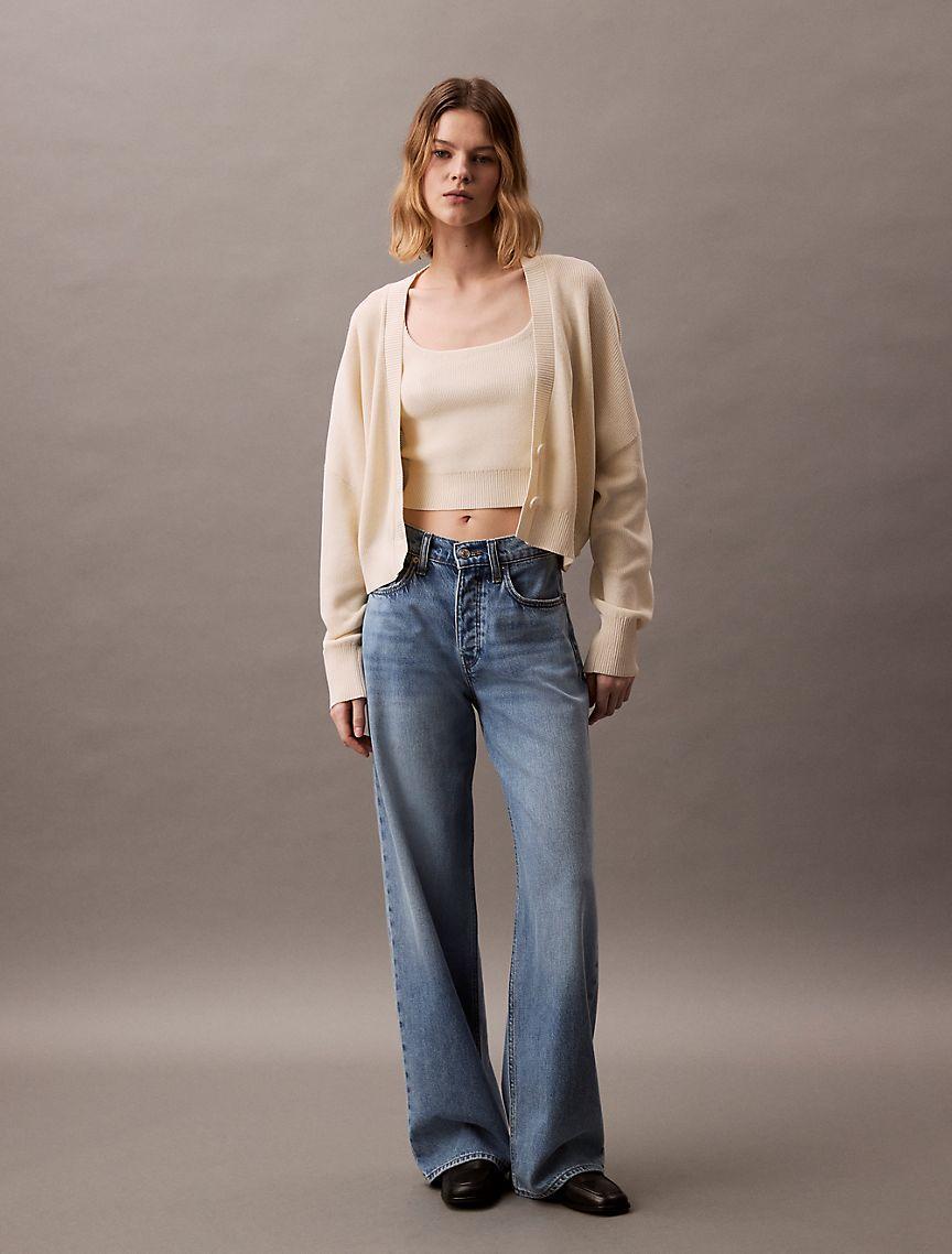 2-In-1 Cropped Cardigan and Tank Top Set Product Image