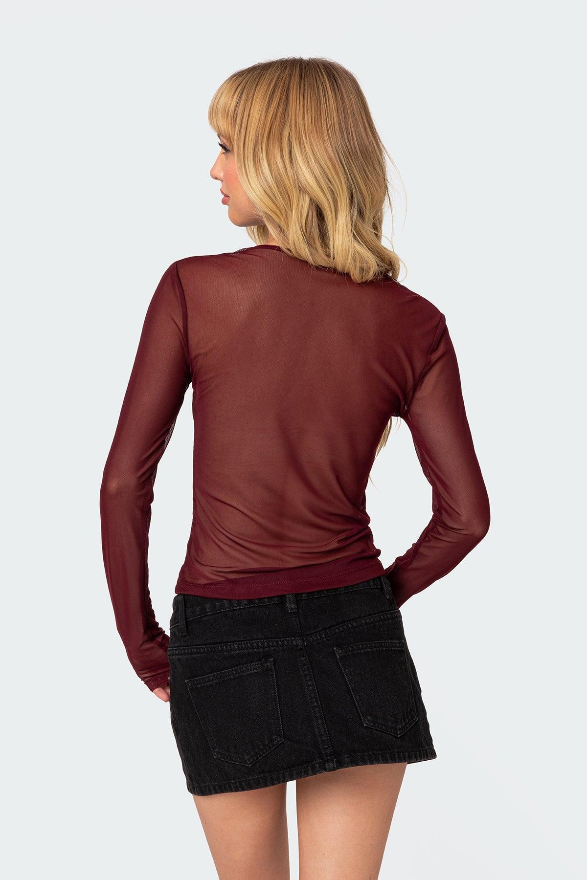 Stargaze Sheer Mesh Top Product Image