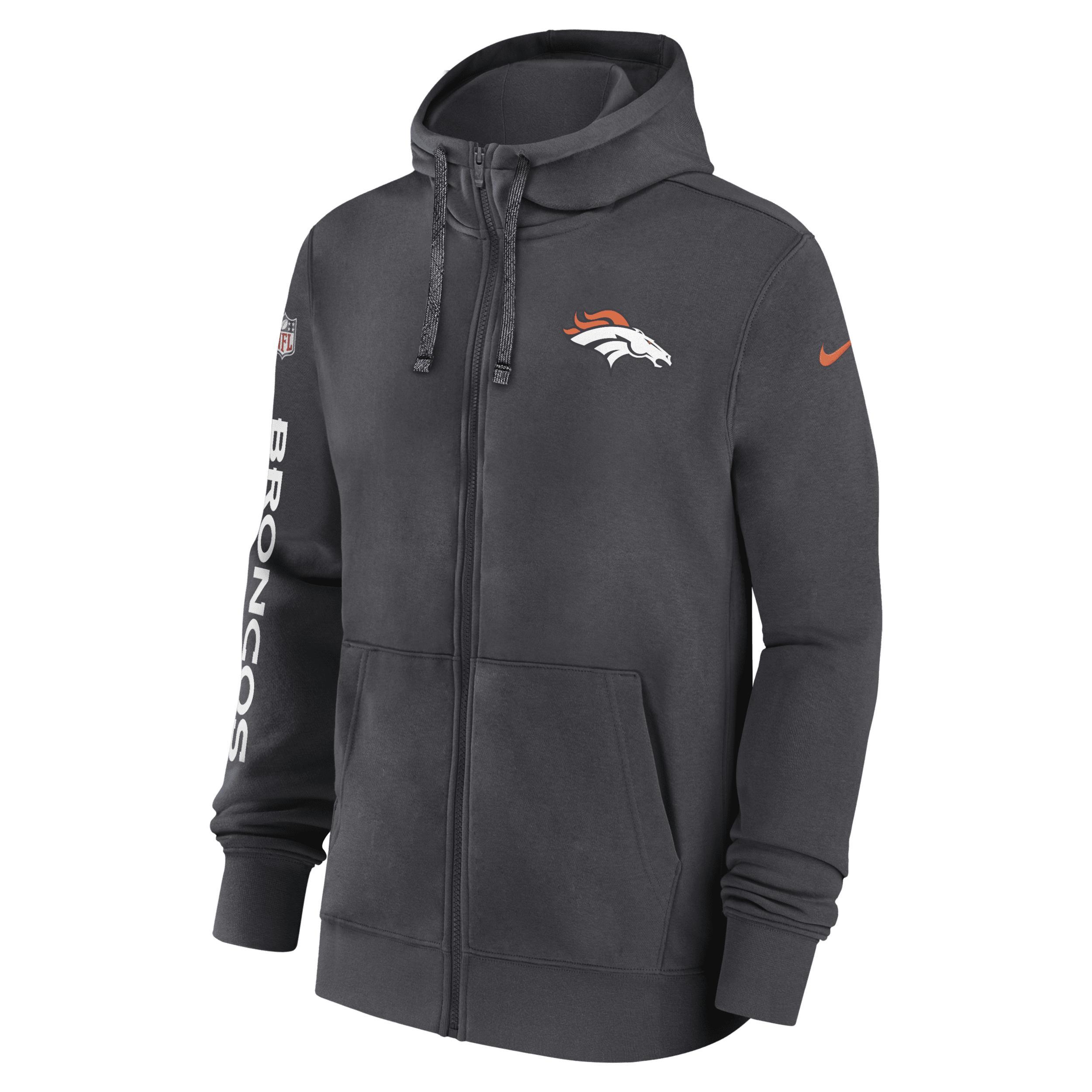 Cleveland Browns Sideline Team Issue Club Nike Men's Full Zip Hoodie Product Image